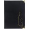 Securit Basic Range Wine Book, A4, 4 Fixed Double-sided Inserts, Black