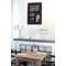 Securit Woody Chalkboard with Chalk Marker and Mounting Kit 400x15x600mm Black