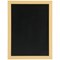 Securit Woody Chalkboard with White Chalk Marker and Mounting Kit 300x10x400mm Teak