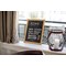 Securit Woody Chalkboard with White Chalk Marker and Mounting Kit 300x10x400mm Teak