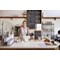 Securit Woody Chalkboard with White Chalk Marker and Mounting Kit 300x10x400mm Teak