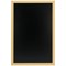Securit Woody Wood Board with Chalk Marker and Mounting Kit 400x15x600mm Teak
