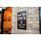 Securit Woody Wood Board with Chalk Marker and Mounting Kit 400x15x600mm Teak