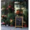 Securit Duplo Double-sided Pavement Chalkboard with Lacquered Teak Frame 570x68x895mm