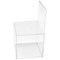 Deflecto Suggestion Box with Sign Holder, Clear