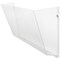 Deflecto Literature Wall Pocket, Stackable, A4, Landscape, Clear