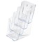 Deflecto 4 Tier Literature Holder 1/3 A4