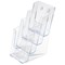 Deflecto 4 Tier Literature Holder 1/3 A4 77701