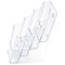 Deflecto 4 Tier Literature Holder 1/3 A4