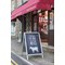 Deflecto A1 Pavement Display Board with Snap Frame Aluminium Silver