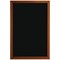 Deflecto Wall Mounted Chalkboard 400x600mm Teak