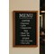 Deflecto Wall Mounted Chalkboard 400x600mm Teak
