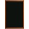 Deflecto Wall Mounted Chalkboard 600x800mm Teak
