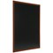 Deflecto Wall Mounted Chalkboard 600x800mm Teak