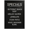 Deflecto Wall Mounted Chalkboard 300x400mm Black
