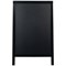 Deflecto Double Sided Pavement A Frame Chalkboard 850x545x560mm Black