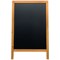 Deflecto Double Sided Pavement A Frame Chalkboard 850x545x440mm Teak