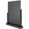 Deflecto Double Sided Large Countertop Chalkboard Information Display Black