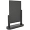 Deflecto Double Sided Large Countertop Chalkboard Information Display Black