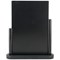 Deflecto Double Sided Medium Countertop Chalkboard Information Display Black