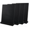 Deflecto Double Sided A4 Countertop Chalkboard Information Display Black (Pack of 4)