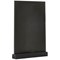 Deflecto Double Sided A5 Countertop Chalkboard Information Display Black (Pack of 4)