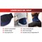 Deflecto Reusable Cool and Heat Pack for Lower Back Blue
