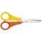 Westcott Scissors, Left Handed, 130mm, Yellow and Orange, Pack of 12
