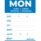 Avery Detailed Food Day Labels, Monday, Pack of 500