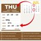 Avery Detailed Food Day Labels, Thursday, Pack of 500