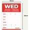 Avery Detailed Food Day Labels, Wednesday, Pack of 500