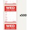 Avery Detailed Food Day Labels, Wednesday, Pack of 500