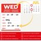 Avery Detailed Food Day Labels, Wednesday, Pack of 500