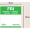 Avery Food Day Labels, Friday, Pack of 1000