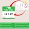 Avery Food Day Labels, Friday, Pack of 1000