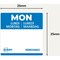 Avery Food Day Labels, Monday, Pack of 1000