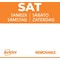 Avery Food Day Labels, Saturday, Pack of 1000
