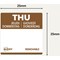 Avery Food Day Labels, Thursday, Pack of 1000