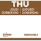 Avery Food Day Labels, Thursday, Pack of 1000