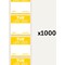 Avery Food Day Labels, Tuesday, Pack of 1000