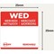 Avery Food Day Labels, Wednesday, Pack of 1000