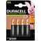 Duracell Rechargeable Battery, Accu NiMH 1300 mAh, AA, Pack of 4