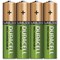 Duracell Rechargeable AAA Batteries, Pack of 4