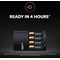 Duracell 4 Hour Batteries Charger, Comes with 2x AA and 2x AAA Batteries