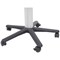 Bi-Office Earth Non-Magnetic Mobile Easel, 700x1000mm, Silver
