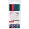 Edding 360 Whiteboard Marker, Bullet Tip, Assorted Colours, Pack of 4