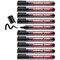 Edding 330 Permanent Chisel Tip Marker Black (Pack of 10)