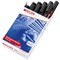 Edding 330 Permanent Chisel Tip Marker Black (Pack of 10)