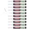 Edding E-50 Water-Based Paint Marker Medium White (Pack of 10)