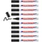 Edding 8750 Industry Paint Marker, Bullet Tip, Black, Pack of 10